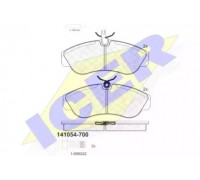 Комплект тормозных колодок, дисковый тормоз ICER 141054 141054 ICER - купить в магазине запчастей по Украине