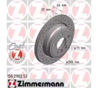 Тормозной диск ZIMMERMANN 150.2902.52 150290252 ZIMMERMANN - купить в магазине запчастей по Украине