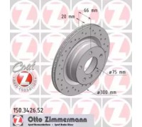 Тормозной диск ZIMMERMANN 150.3426.52 150342652 ZIMMERMANN - купить в магазине запчастей по Украине
