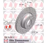 Тормозной диск ZIMMERMANN 150.3428.52 150342852 ZIMMERMANN - купить в магазине запчастей по Украине