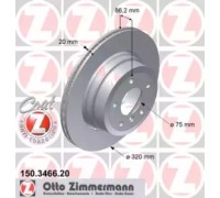 Тормозной диск ZIMMERMANN 150.3466.20 150346620 ZIMMERMANN - купить в магазине запчастей по Украине