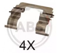 Комплектующие, колодки дискового тормоза A.B.S. 1615Q 1615Q A.B.S. - купить в магазине запчастей по Украине