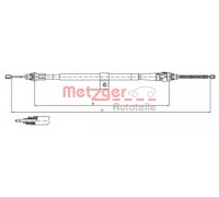 Трос, стояночная тормозная система METZGER 17.0007 170007 METZGER - купить в магазине запчастей по Украине