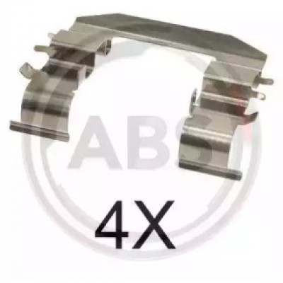 Комплектующие, колодки дискового тормоза 1708Q A.B.S. - купить в магазине запчастей по Украине