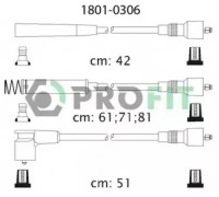 Комплект проводов зажигания PROFIT 1801-0306 18010306 PROFIT - купить в магазине запчастей по Украине