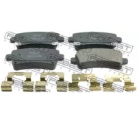 Комплект тормозных колодок, дисковый тормоз FEBEST 1801-INSR 1801INSR FEBEST - купить в магазине запчастей по Украине