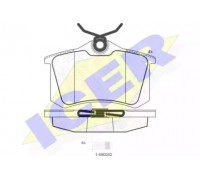 Комплект тормозных колодок, дисковый тормоз ICER 180697-700 180697700 ICER - купить в магазине запчастей по Украине