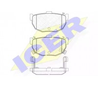 Комплект тормозных колодок, дисковый тормоз ICER 181144 181144 ICER - купить в магазине запчастей по Украине