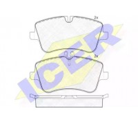 Комплект тормозных колодок, дисковый тормоз ICER 181369 181369 ICER - купить в магазине запчастей по Украине