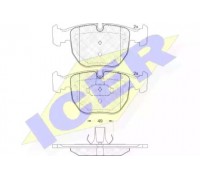 Комплект тормозных колодок, дисковый тормоз ICER 181530 181530 ICER - купить в магазине запчастей по Украине