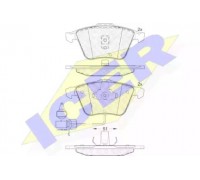 Комплект тормозных колодок, дисковый тормоз ICER 181531 181531 ICER - купить в магазине запчастей по Украине