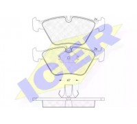 Комплект тормозных колодок, дисковый тормоз ICER 181550 181550 ICER - купить в магазине запчастей по Украине