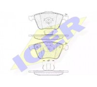Комплект тормозных колодок, дисковый тормоз ICER 181652 181652 ICER - купить в магазине запчастей по Украине