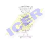 Комплект тормозных колодок, дисковый тормоз ICER 181653 181653 ICER - купить в магазине запчастей по Украине