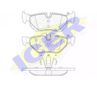 Комплект тормозных колодок, дисковый тормоз ICER 181663 181663 ICER - купить в магазине запчастей по Украине