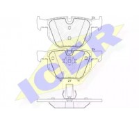 Комплект тормозных колодок, дисковый тормоз ICER 181684 181684 ICER - купить в магазине запчастей по Украине