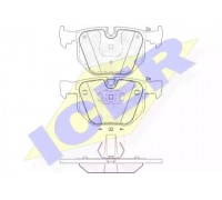 Комплект тормозных колодок, дисковый тормоз ICER 181685 181685 ICER - купить в магазине запчастей по Украине