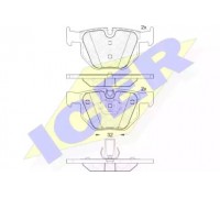 Комплект тормозных колодок, дисковый тормоз ICER 181685-202 181685202 ICER - купить в магазине запчастей по Украине