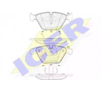 Комплект тормозных колодок, дисковый тормоз ICER 181814 181814 ICER - купить в магазине запчастей по Украине