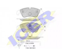 Комплект тормозных колодок, дисковый тормоз ICER 181862-202 181862202 ICER - купить в магазине запчастей по Украине