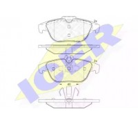 Комплект тормозных колодок, дисковый тормоз ICER 181900 181900 ICER - купить в магазине запчастей по Украине