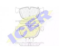 Комплект тормозных колодок, дисковый тормоз ICER 181919 181919 ICER - купить в магазине запчастей по Украине