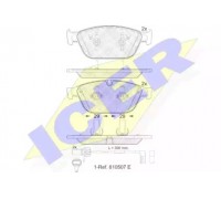 Комплект тормозных колодок, дисковый тормоз ICER 181994 181994 ICER - купить в магазине запчастей по Украине