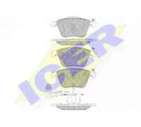 Комплект тормозных колодок, дисковый тормоз ICER 182148 182148 ICER - купить в магазине запчастей по Украине