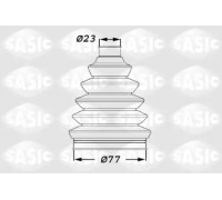 Комплект пылника, приводной вал SASIC 1900008 1900008 SASIC - купить в магазине запчастей по Украине