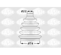 Комплект пылника, приводной вал SASIC 1900011 1900011 SASIC - купить в магазине запчастей по Украине