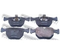 Комплект тормозных колодок, дисковый тормоз FEBEST 1901-X5F 1901X5F FEBEST - купить в магазине запчастей по Украине