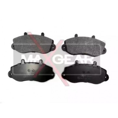 Комплект тормозных колодок, дисковый тормоз 190587 MAXGEAR - купить в магазине запчастей по Украине