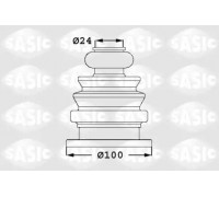 Комплект пылника, приводной вал SASIC 1906022 1906022 SASIC - купить в магазине запчастей по Украине