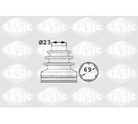 Комплект пылника, приводной вал SASIC 1906024 1906024 SASIC - купить в магазине запчастей по Украине