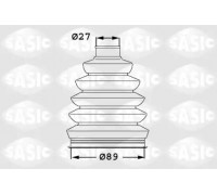 Комплект пылника, приводной вал SASIC 1906052 1906052 SASIC - купить в магазине запчастей по Украине