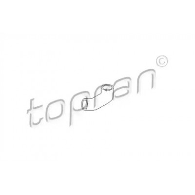 Шланг радиатора 205720 TOPRAN - купить в магазине запчастей по Украине