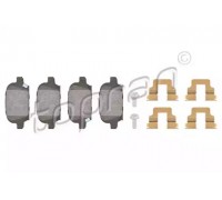 Комплект тормозных колодок, дисковый тормоз TOPRAN 206 125 206125 TOPRAN - купить в магазине запчастей по Украине