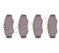 Комплект тормозных колодок, дисковый тормоз TOPRAN 207 089 207089 TOPRAN - купить в магазине запчастей по Украине