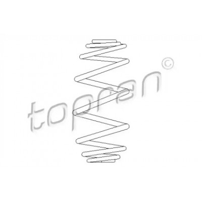 Пружина ходовой части 207594 TOPRAN - купить в магазине запчастей по Украине