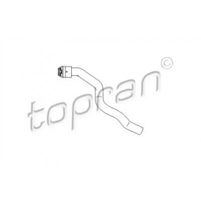 Шланг радиатора 207684 TOPRAN - купить в магазине запчастей по Украине