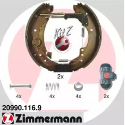 Комплект тормозных колодок 209901169 ZIMMERMANN - купить в магазине запчастей по Украине