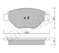 Комплект тормозных колодок, дисковый тормоз METELLI 22-0543-0 2205430 METELLI - купить в магазине запчастей по Украине