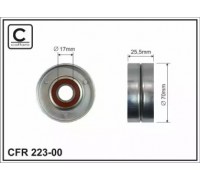 Натяжной ролик, поликлиновойремень CAFFARO 223-00 22300 CAFFARO - купить в магазине запчастей по Украине