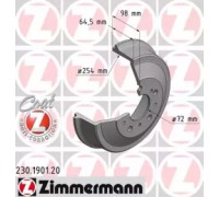 Тормозной барабан ZIMMERMANN 230.1901.20 230190120 ZIMMERMANN - купить в магазине запчастей по Украине