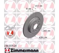 Тормозной диск ZIMMERMANN 230.2371.20 230237120 ZIMMERMANN - купить в магазине запчастей по Украине