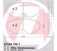 231841501 ZIMMERMANN - купити в магазині запчастин по Україні