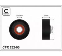 Натяжной ролик, поликлиновойремень CAFFARO 232-00 23200 CAFFARO - купить в магазине запчастей по Украине