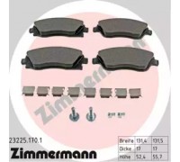 Комплект тормозных колодок, дисковый тормоз ZIMMERMANN 23225.170.1 232251701 ZIMMERMANN - купить в магазине запчастей по Украине