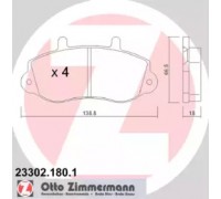 233021801 ZIMMERMANN - купить в магазине запчастей по Украине