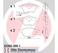 233922001 ZIMMERMANN - купить в магазине запчастей по Украине